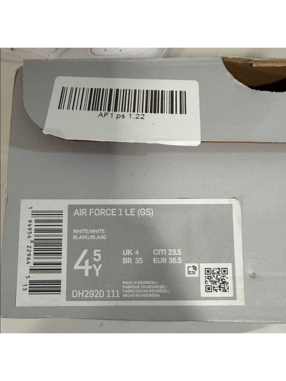 Nike Air Force 1 LE Gray Box - Picture 7 of 7